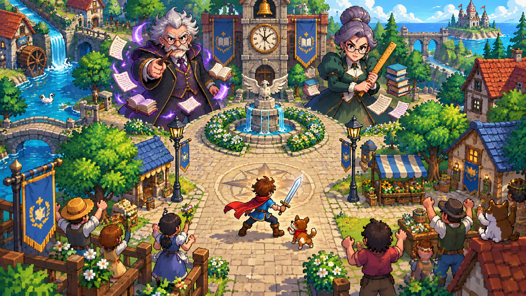 Teacher Takedown action adventure artwork